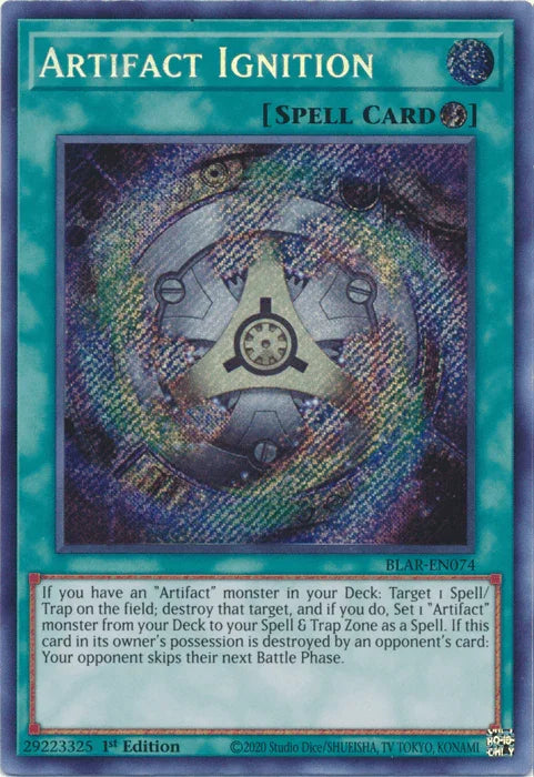 Artifact Ignition [BLAR-EN074] Secret Rare - for just $1.15! 