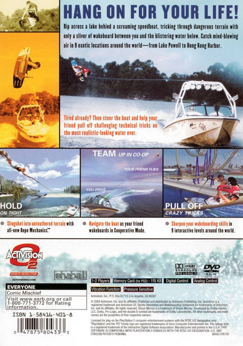 Wakeboarding Unleashed – PlayStation 2 (PS2) - for just $6.99! 