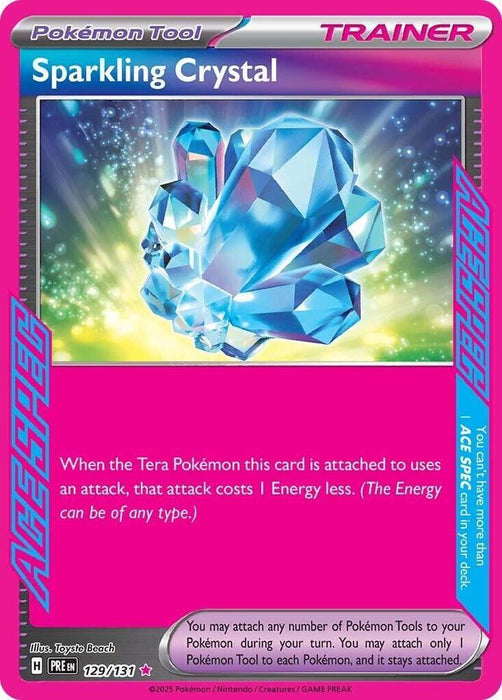 Sparkling Crystal (129/131) [Scarlet & Violet: Prismatic Evolutions] - for just $0.15! 