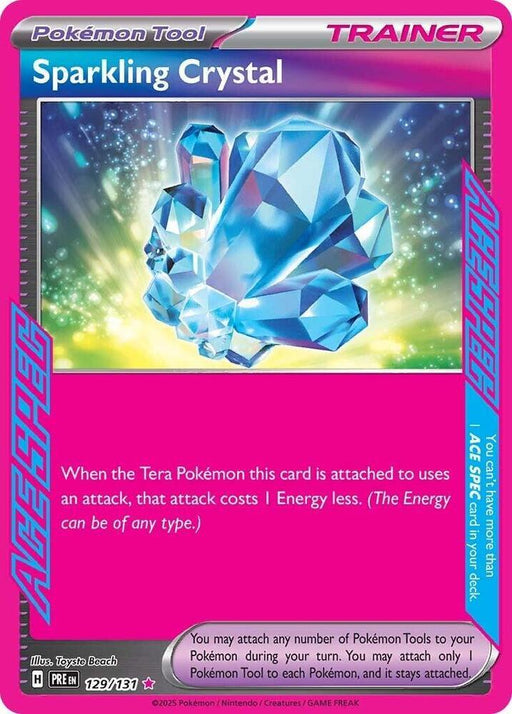 Sparkling Crystal (129/131) [Scarlet & Violet: Prismatic Evolutions] - for just $0.15! 