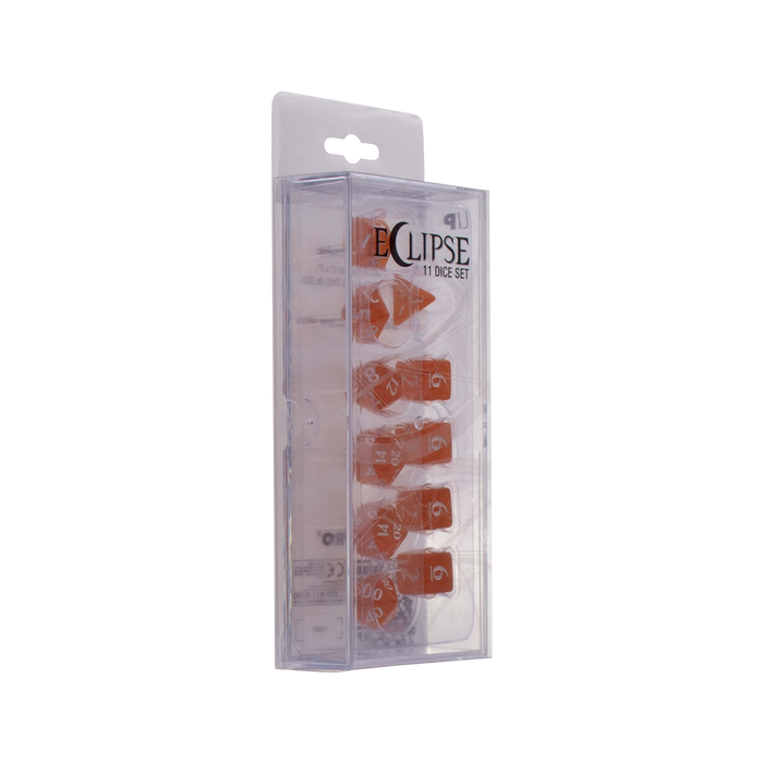 Ultra PRO: 11-Dice Set - Eclipse (Pumpkin Orange) - Just $9.95! Shop now at Retro Gaming of Denver