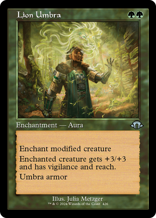 Lion Umbra (Retro Frame) [Modern Horizons 3] - Just $0.10! Shop now at Retro Gaming of Denver