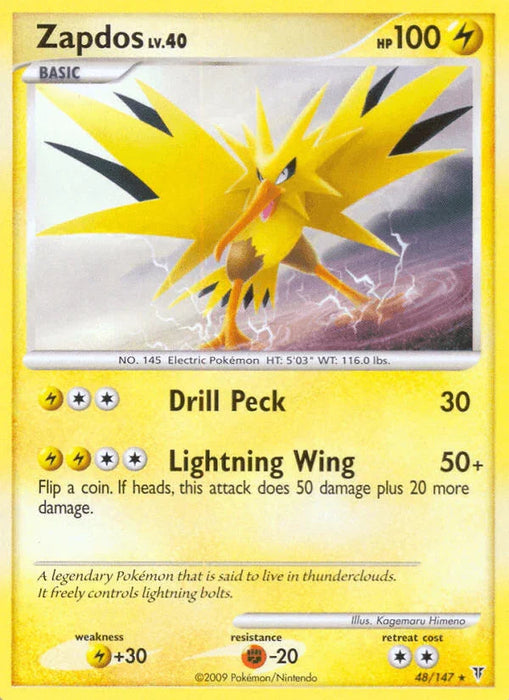 Zapdos (48/147) [Platinum: Supreme Victors] - for just $2.10! 