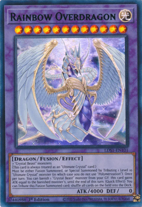 Rainbow Overdragon (Green) [LDS1-EN101] Ultra Rare - for just $0.15! 