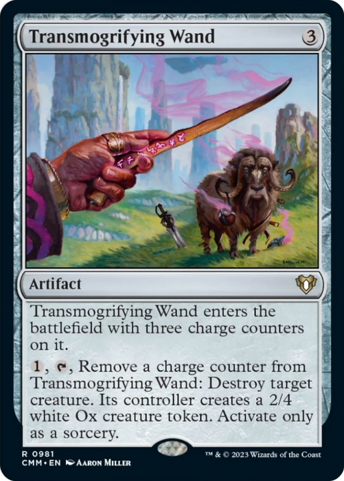 Transmogrifying Wand [Commander Masters] - Just $0.10! Shop now at Retro Gaming of Denver