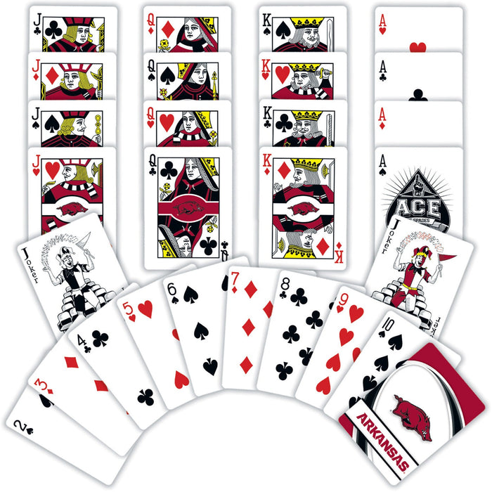 Arkansas Razorbacks Playing Cards - 54 Card Deck - Just $6.99! Shop now at Retro Gaming of Denver