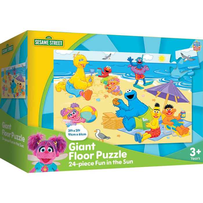 Sesame Street - Fun in The Sun 24 Piece Floor Jigsaw Puzzle - for just $19.99! 