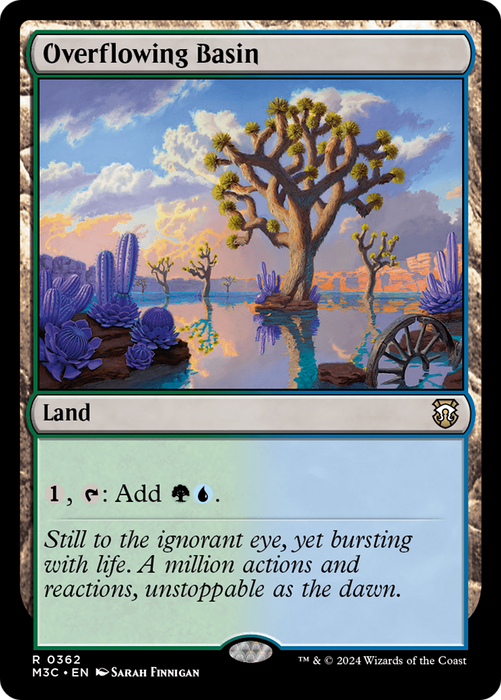 Overflowing Basin (Ripple Foil) [Modern Horizons 3 Commander] - Just $0.40! Shop now at Retro Gaming of Denver