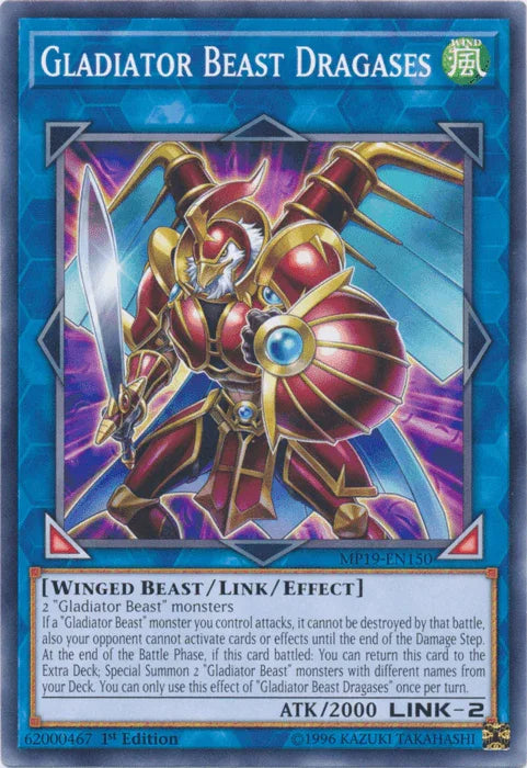 Gladiator Beast Dragases [MP19-EN150] Common - for just $0.10! 