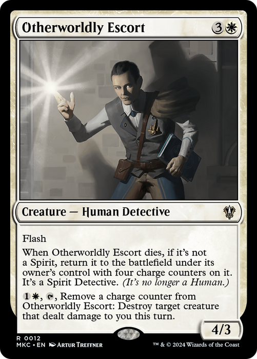 Otherworldly Escort (MKC-012) - Murders at Karlov Manor Commander - for just $0.03! 