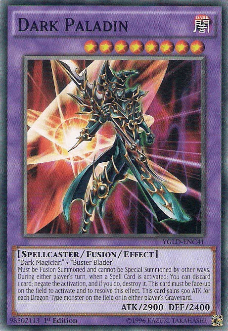 Dark Paladin [YGLD-ENC41] Common - for just $0.25! 