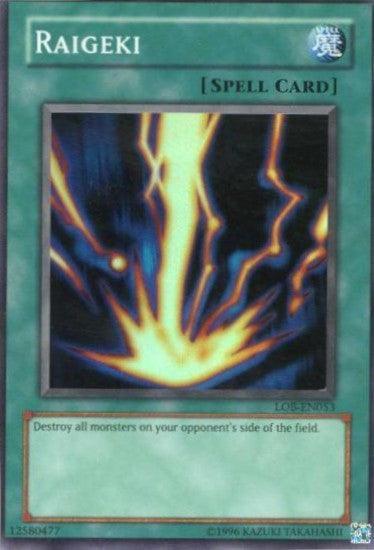 Raigeki [LOB-EN053] Super Rare - for just $1.75! 