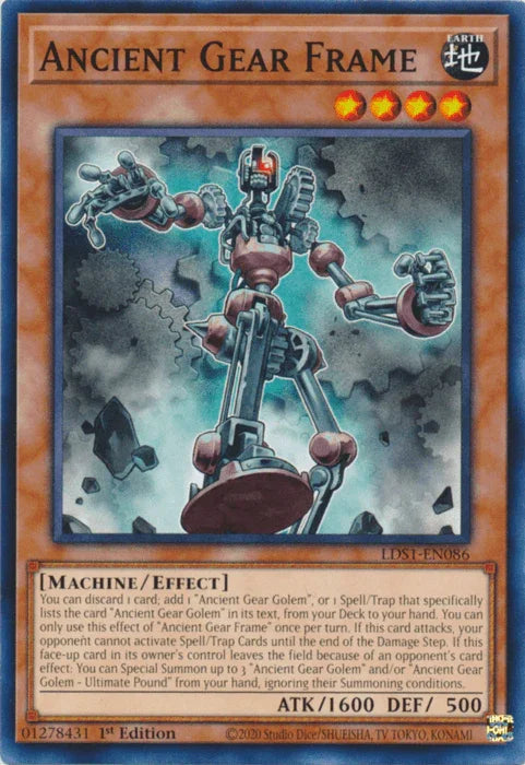Ancient Gear Frame [LDS1-EN086] Common - for just $0.50! 