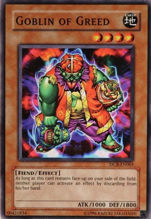 Goblin of Greed [DCR-EN065] Common - for just $0.40! 