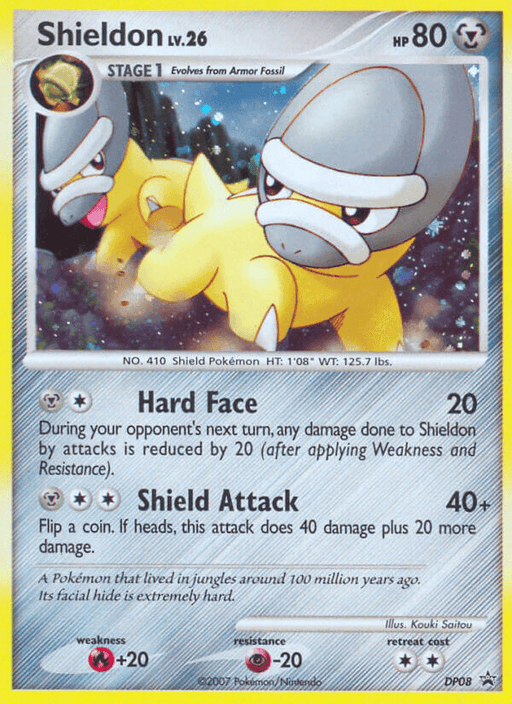 Shieldon (DP08) [Diamond & Pearl: Black Star Promos] - for just $1.55! 