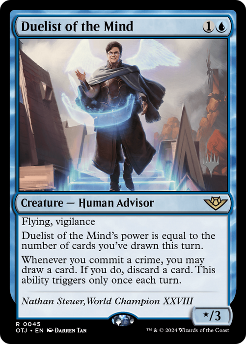 Duelist of the Mind (PPOTJ-045) - Outlaws of Thunder Junction Promos - for just $0.11! 