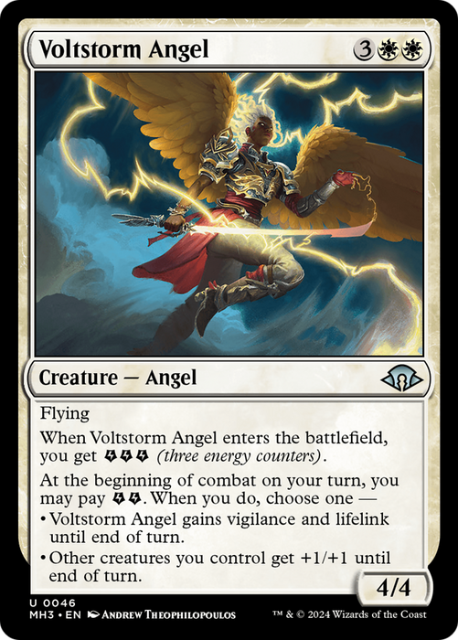 Voltstorm Angel (MH3-046) - Modern Horizons 3 - for just $0.03! 
