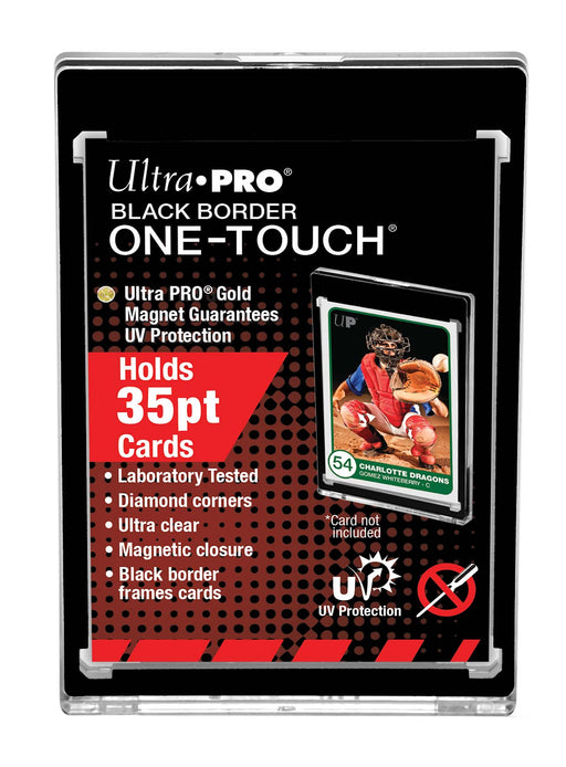 Ultra PRO: UV One-Touch Magnetic Holder - 35pt (Black Border) - for just $0! 
