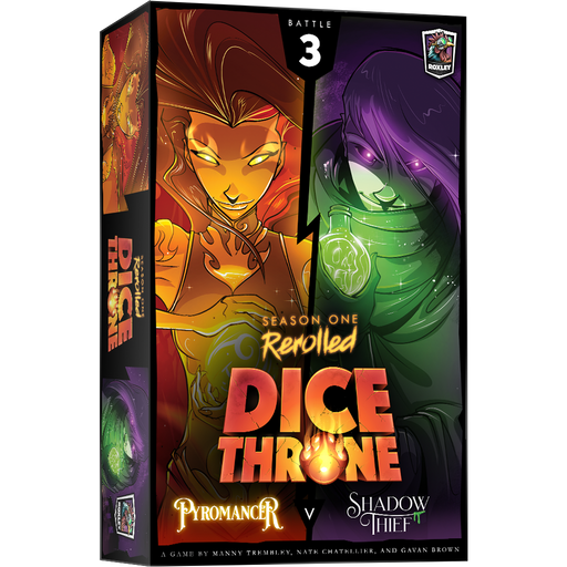 Dice Throne Season 1 - Box 3 - Pyromancer vs Shadow Thief - for just $29.99! 