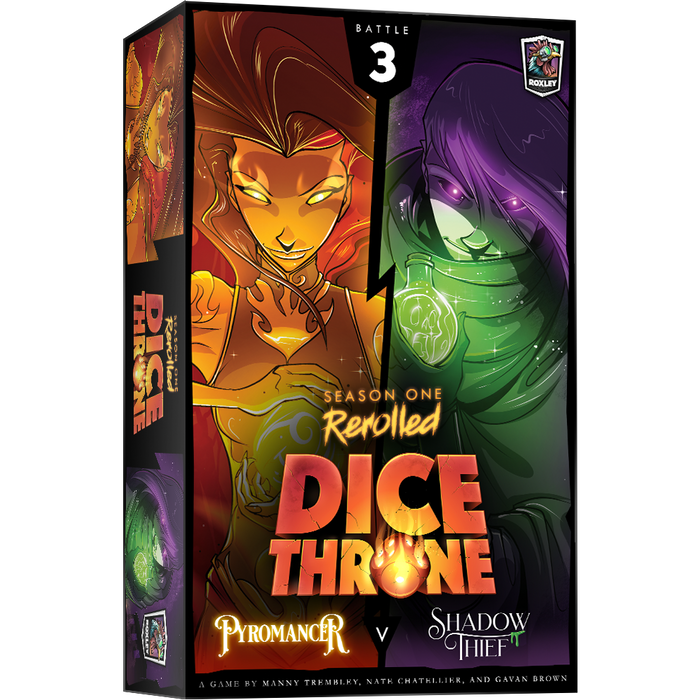 Dice Throne Season 1 - Box 3 - Pyromancer vs Shadow Thief - for just $29.99! 