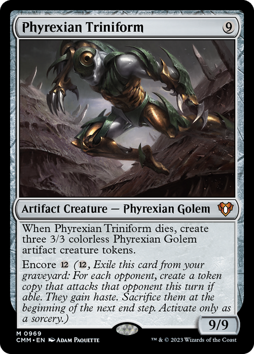 Phyrexian Triniform (CMM-969) - Commander Masters - for just $0.41! 