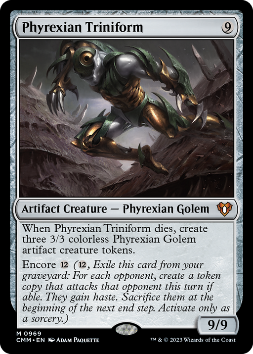 Phyrexian Triniform (CMM-969) - Commander Masters - for just $0.47! 