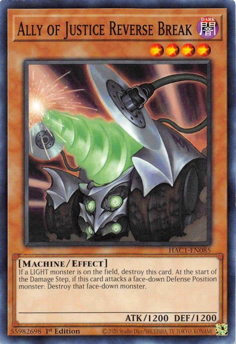 Ally of Justice Reverse Break [HAC1-EN085] Common - for just $0.10! 