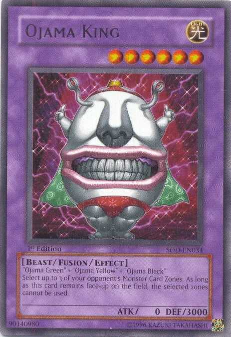 Ojama King [SOD-EN034] Rare - for just $0.45! 