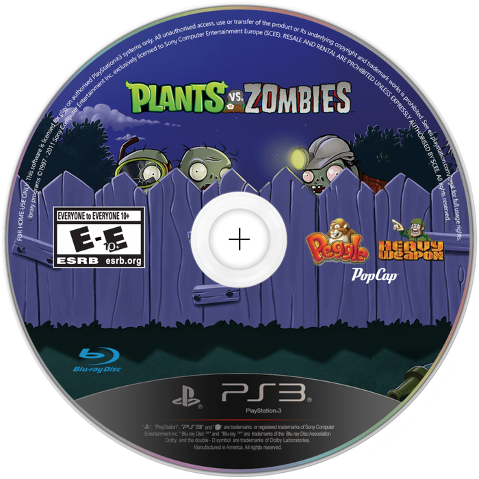 Plants vs. Zombies – PlayStation 3 (PS3) - for just $26.99! 
