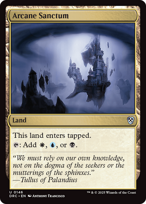 Arcane Sanctum (DRC-146) - Commander: Aetherdrift - for just $0.15! 