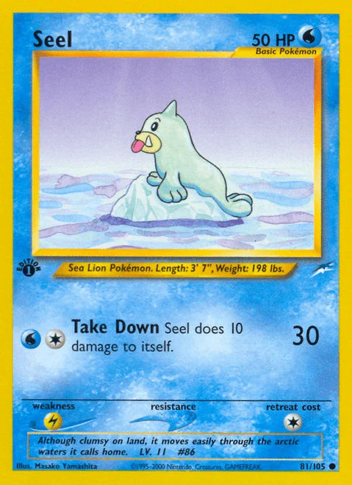 Seel (81/105) [Neo Destiny 1st Edition] - for just $0.65! 