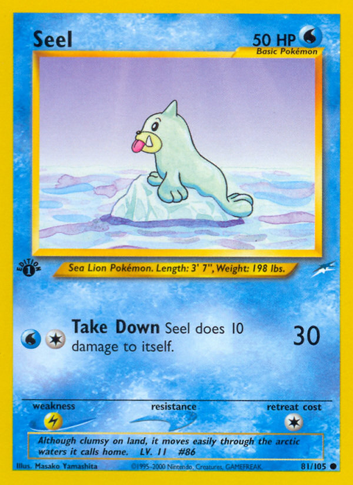 Seel (81/105) [Neo Destiny 1st Edition] - Just $0.60! Shop now at Retro Gaming of Denver