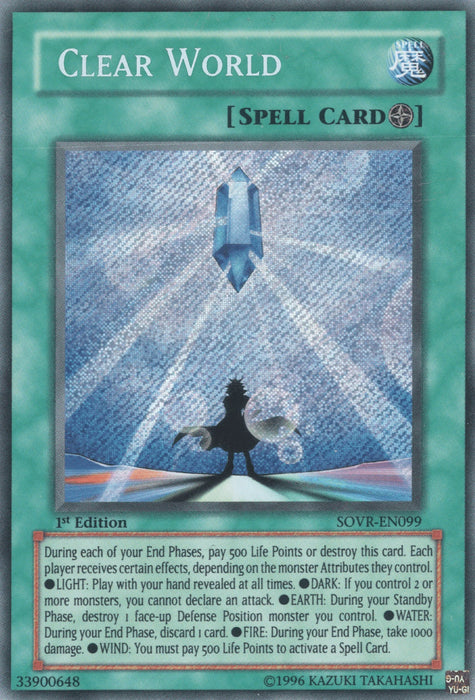 Clear World [SOVR-EN099] Secret Rare - for just $3.65! 