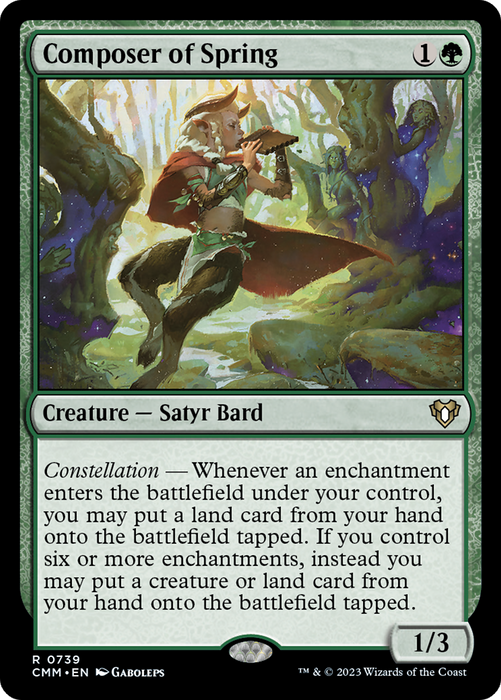 Composer of Spring (CMM-739) - Commander Masters - for just $2.10! 