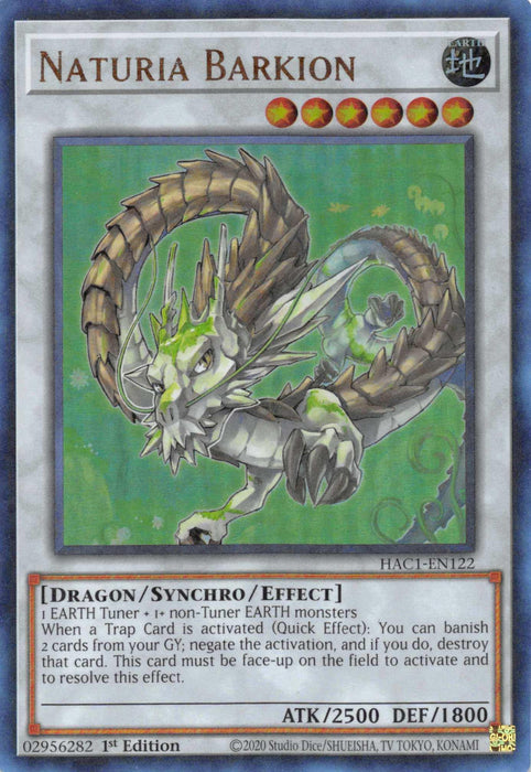 Naturia Barkion (Duel Terminal) [HAC1-EN122] Parallel Rare - for just $0.15! 