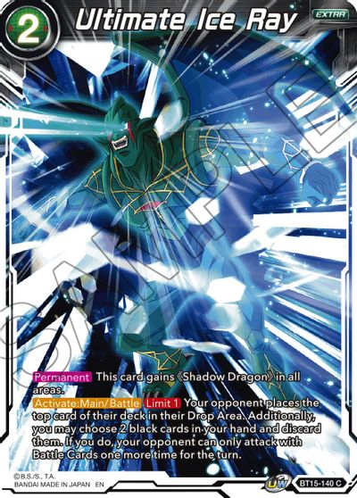 Ultimate Ice Ray (BT15-140) [Saiyan Showdown] - for just $0.10! 