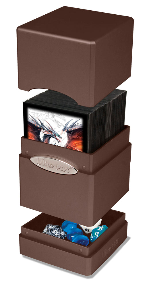 Ultra PRO: Satin Tower - Metallic (Dark Chocolate) - for just $0! 
