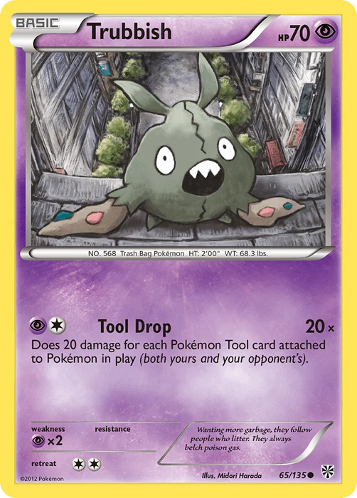 Trubbish (65/135) [Black & White: Plasma Storm] - for just $0.55! 