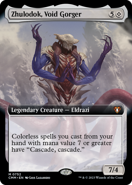 Zhulodok, Void Gorger (CMM-752) - Commander Masters: (Extended Art) - for just $14.24! 