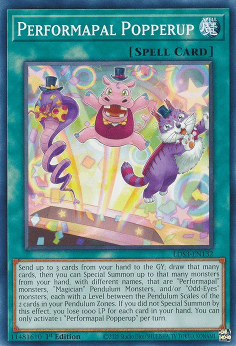 Performapal Popperup [LDS3-EN132] Common - for just $0.10! 