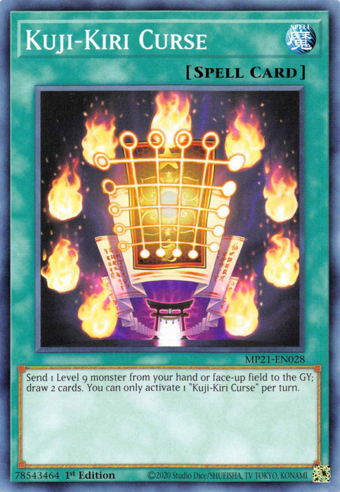 Kuji-Kiri Curse [MP21-EN028] Common - for just $0.10! 