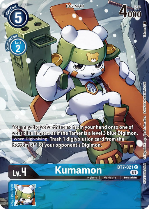 Kumamon [BT7-021] (2nd Anniversary Frontier Card) [Next Adventure Promos] - Just $0.70! Shop now at Retro Gaming of Denver