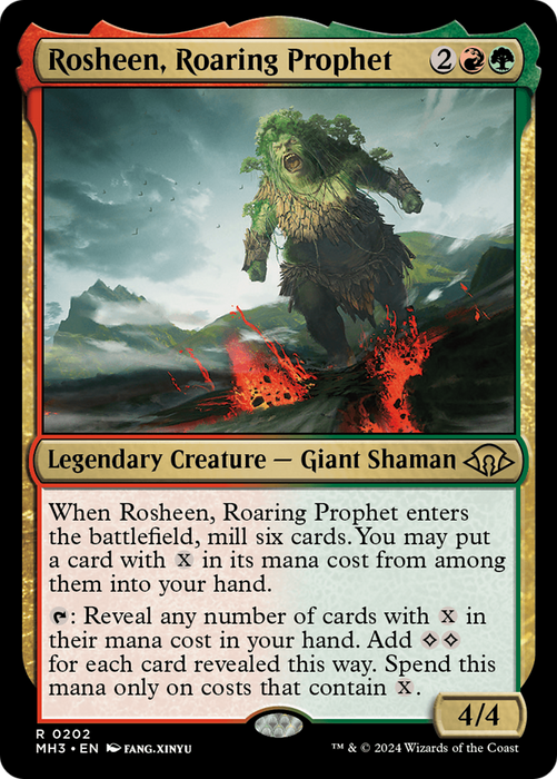 Rosheen, Roaring Prophet (MH3-202) - Modern Horizons 3 - for just $0.03! 