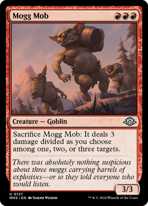 Mogg Mob [Modern Horizons 3] - Just $0.10! Shop now at Retro Gaming of Denver