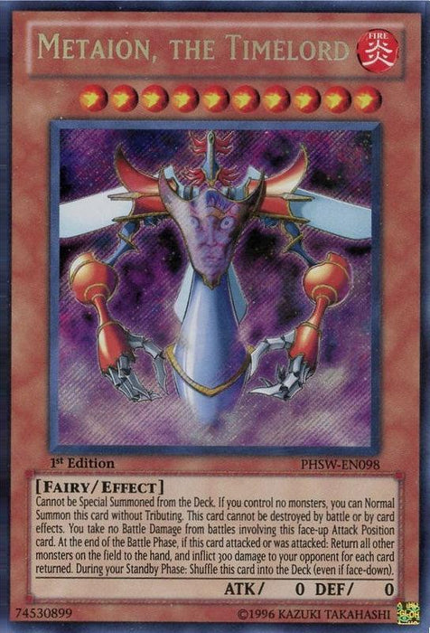 Metaion, the Timelord [PHSW-EN098] Secret Rare - for just $0.65! 