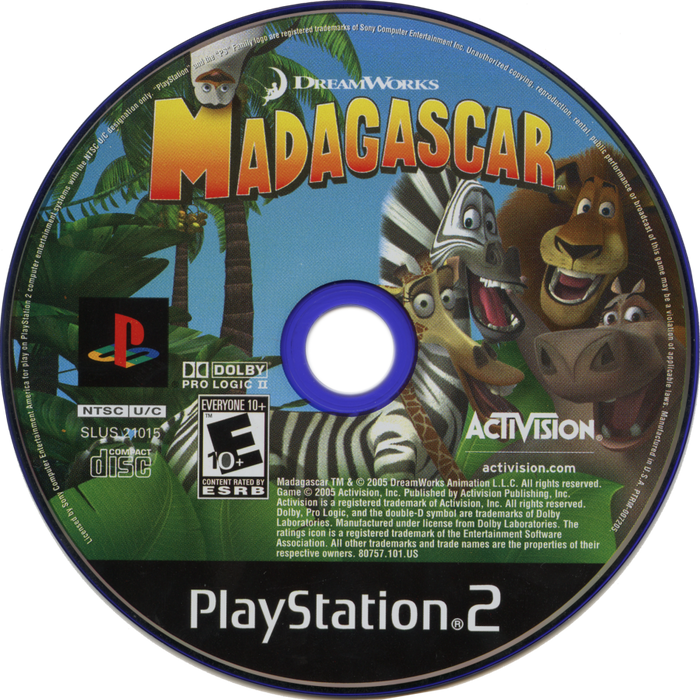 Madagascar – PlayStation 2 (PS2) - for just $0! 