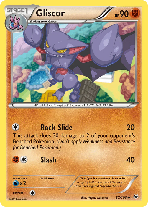 Gliscor (37/108) [XY: Roaring Skies] - for just $0.10! 