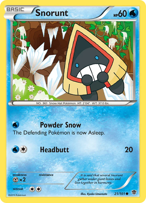 Snorunt (21/101) [Black & White: Plasma Blast] - for just $0.15! 