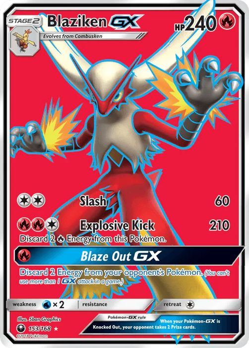 Blaziken GX (153/168) [Sun & Moon: Celestial Storm] - for just $20.40! 