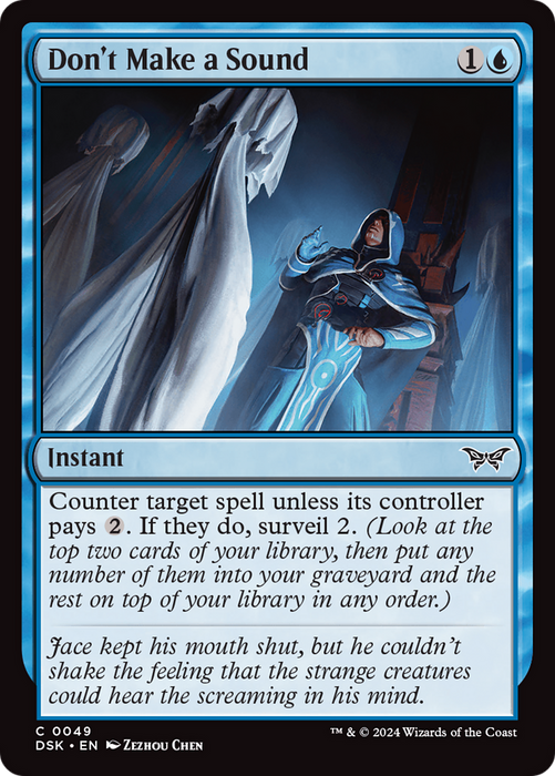 Don't Make a Sound (DSK-049) - Duskmourn: House of Horror - for just $0.03! 